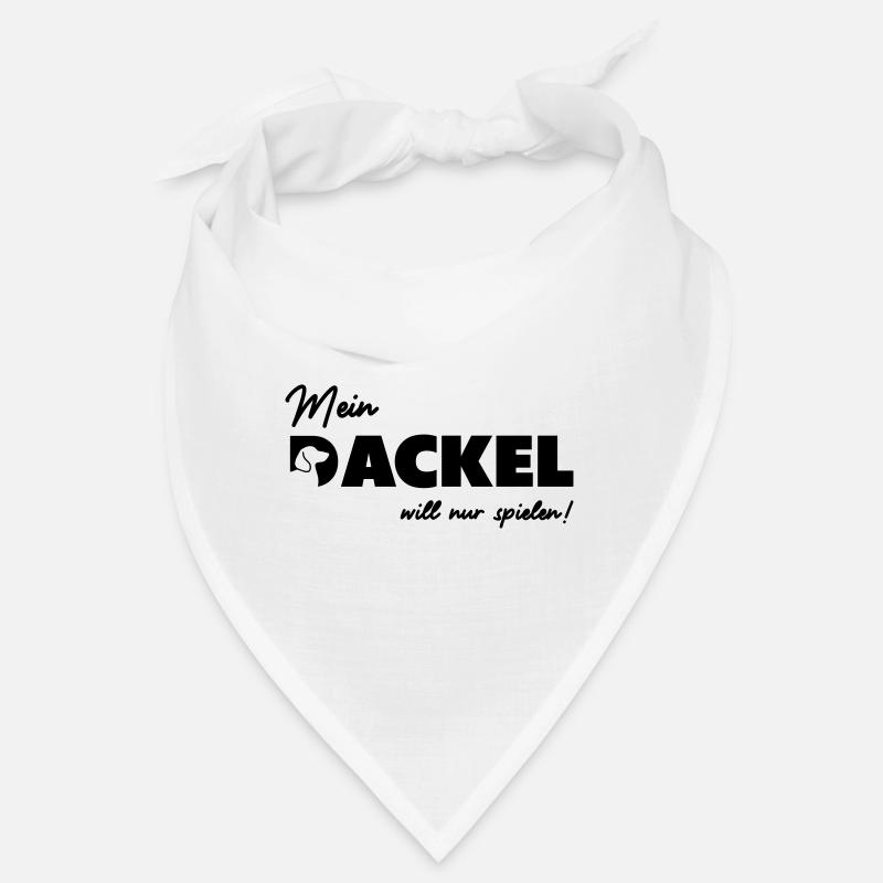 Mein Dackel will nur spielen Bandana