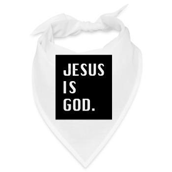 Jesus is God. - Bandana - Weiß - Vorne