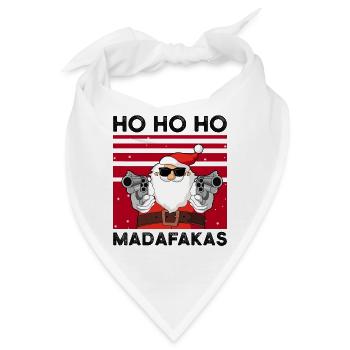 Weihnachtsmann - Bandana - Weiß - Vorne