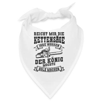 Holzfäller - Bandana - Weiß - Vorne