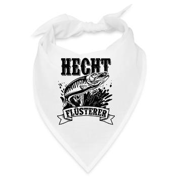 Angler Hecht - Bandana - Weiß - Vorne
