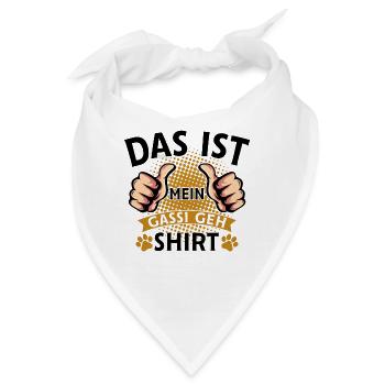 Hunde Spruch - Bandana - Weiß - Vorne