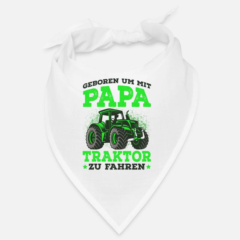 Traktor - Bandana - Weiß