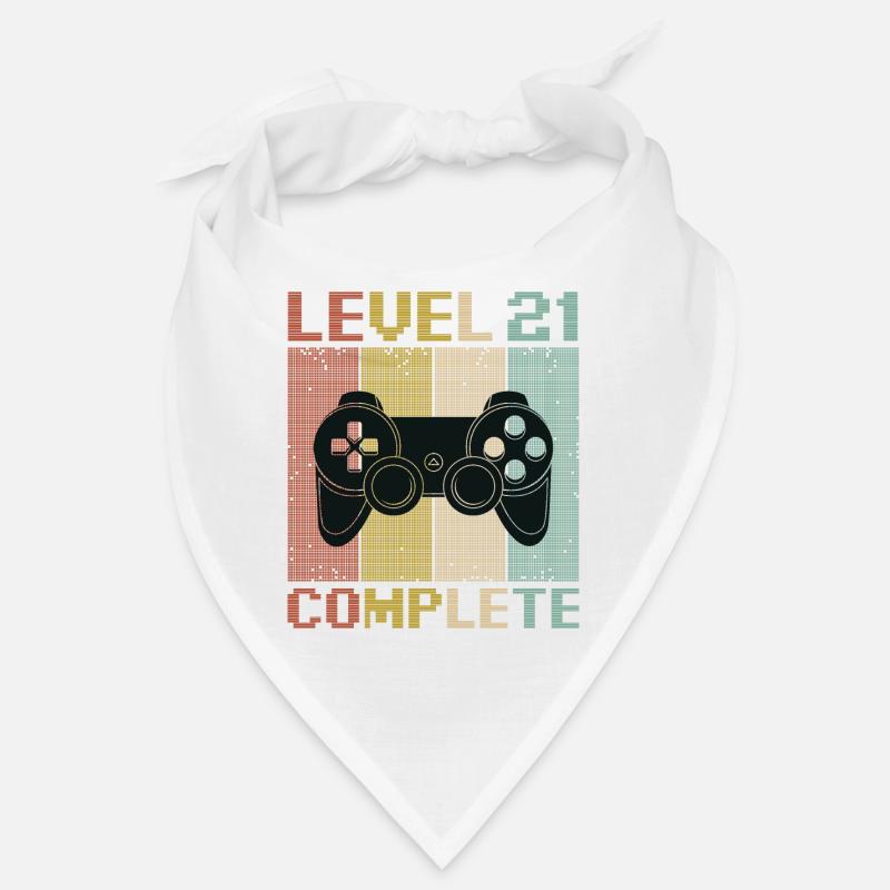 Level 21 Joueur De Jeu Complete 21 ans Bandana