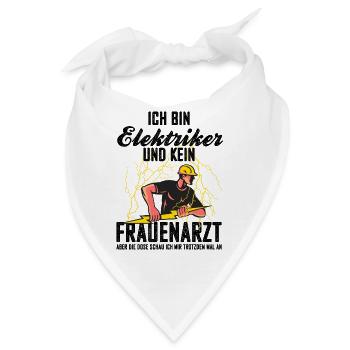 Elektriker - Bandana - Weiß - Vorne