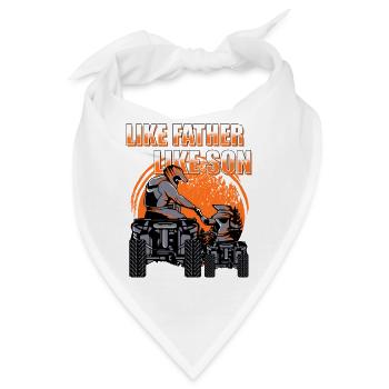 Quad - Bandana - Weiß - Vorne
