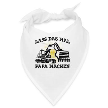 Baggerfahrer - Bandana - Weiß - Vorne