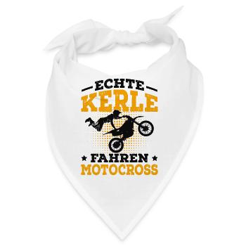 Motocross - Bandana - Weiß - Vorne
