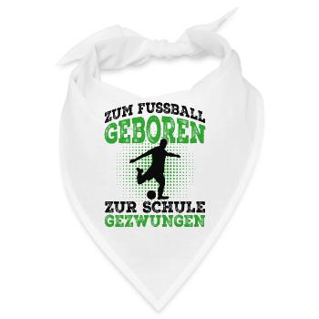 Fussballer - Bandana - Weiß - Vorne