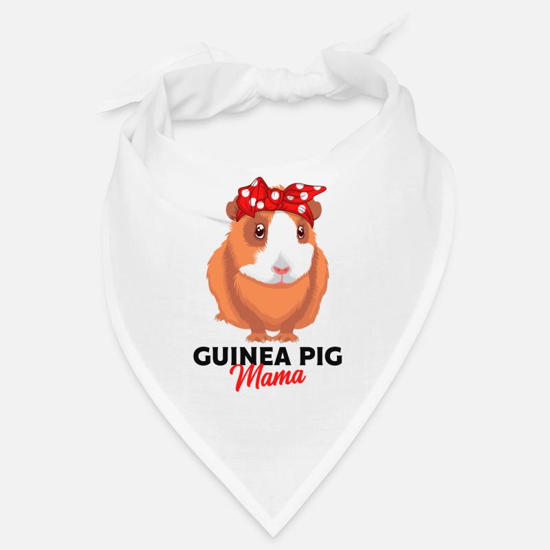 Cochon d'Inde - Bandana - blanc