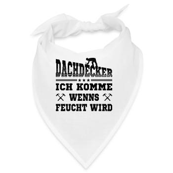 Dachdecker - Bandana - Weiß - Vorne