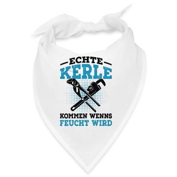 Klempner - Bandana - Weiß - Vorne