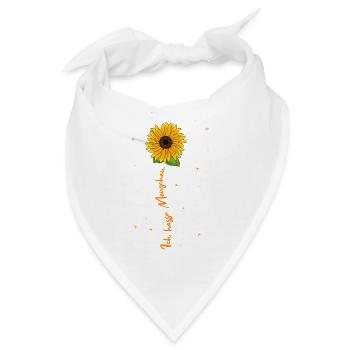 Ich hasse Menschen - Bandana - Weiß - Vorne