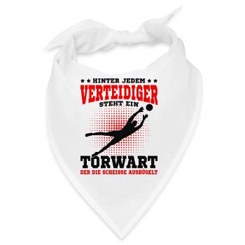 Torwart - Bandana - Weiß - Vorne