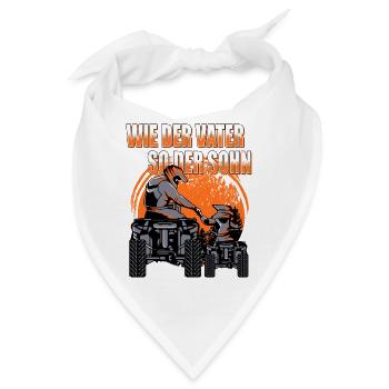 Quad - Bandana - Weiß - Vorne