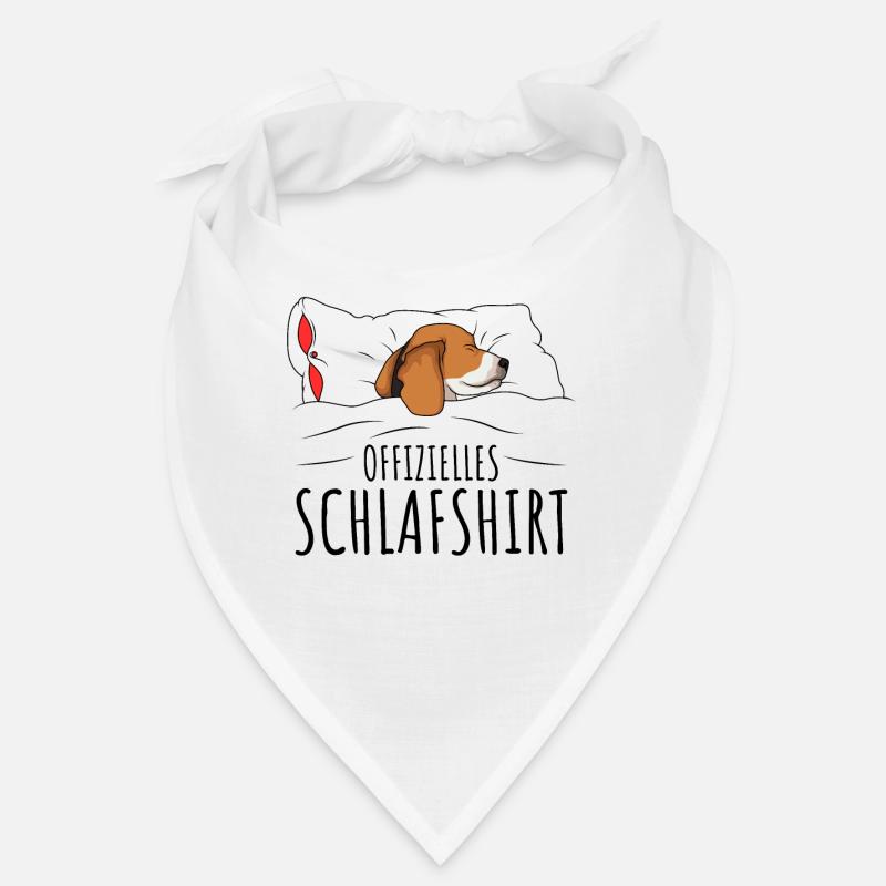 Beagle - Bandana - Weiß