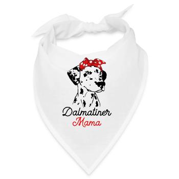 Dalmatiner - Bandana - Weiß - Vorne