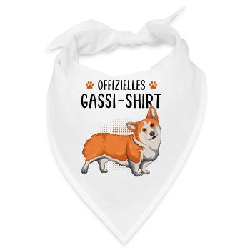 Corgi - Bandana - Weiß - Vorne