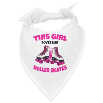 Rollschuhe - Bandana - Weiß - Vorne