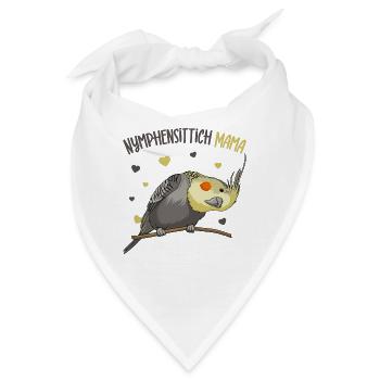 Nymphensittich - Bandana - Weiß - Vorne