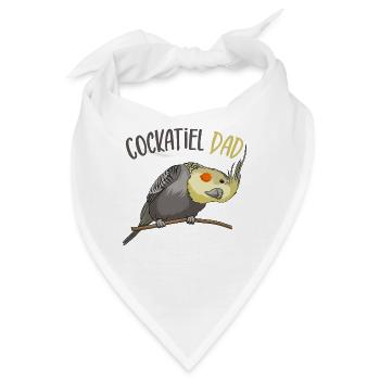 Nymphensittich - Bandana - Weiß - Vorne