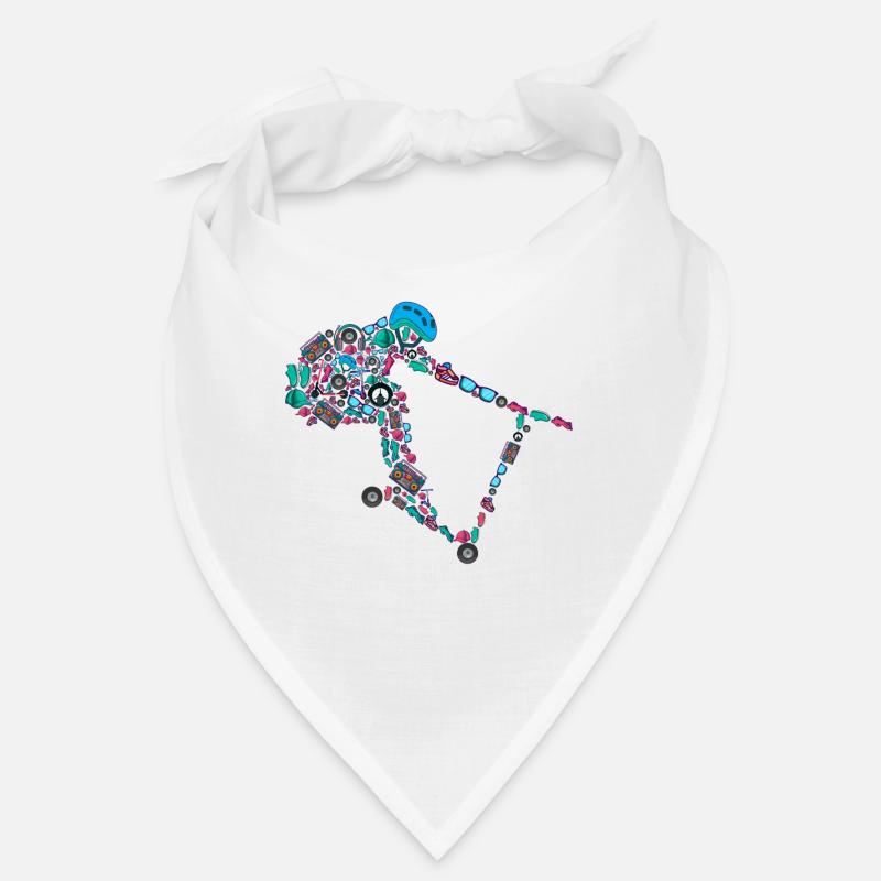 Scooter Stunt Roller E-Roller Jungen Bandana