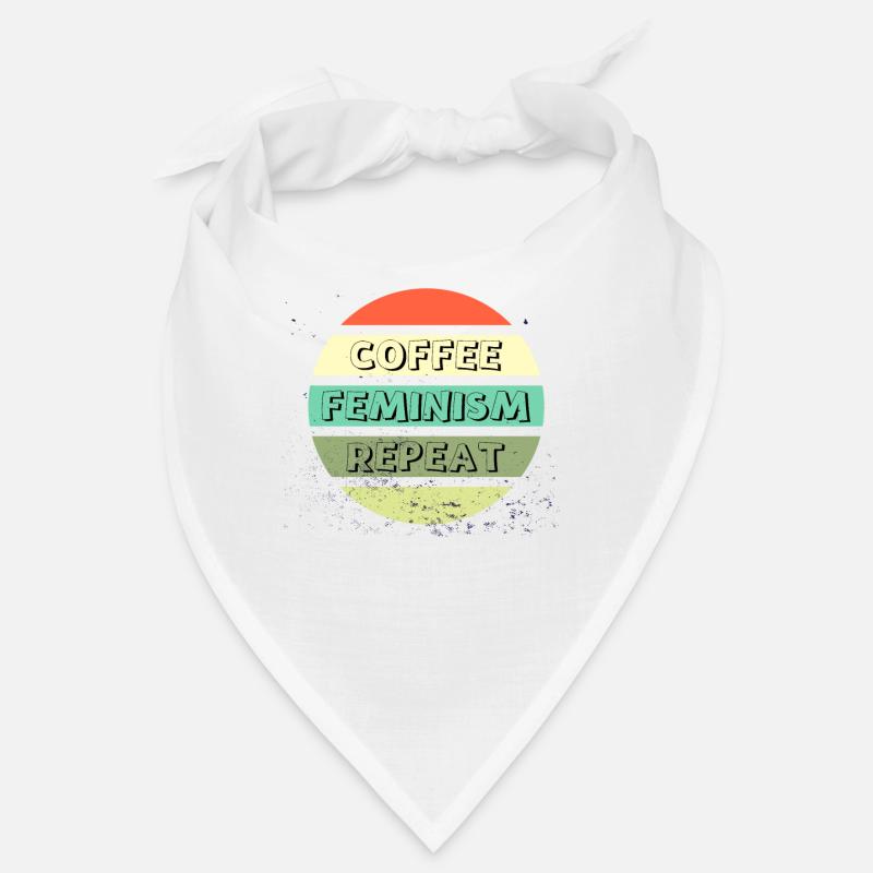 Coffee Feminism Repeat Bandana