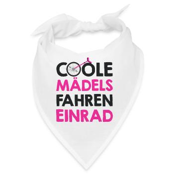 Einrad - Bandana - Weiß - Vorne