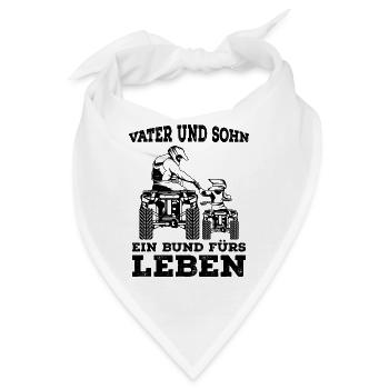 Quad - Bandana - Weiß - Vorne