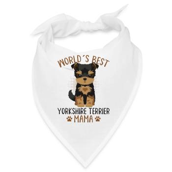 Yorkshire Terrier - Bandana - Weiß - Vorne