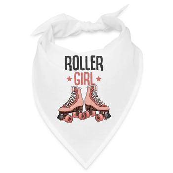Rollschuh Mädchen - Bandana - Weiß - Vorne
