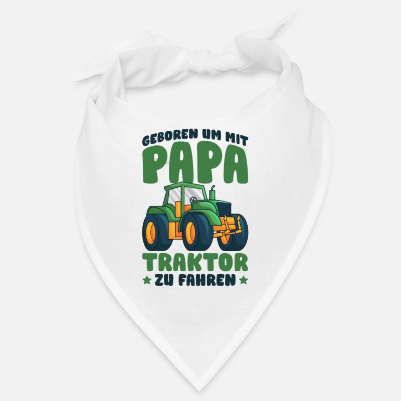 Traktor - Bandana - Weiß