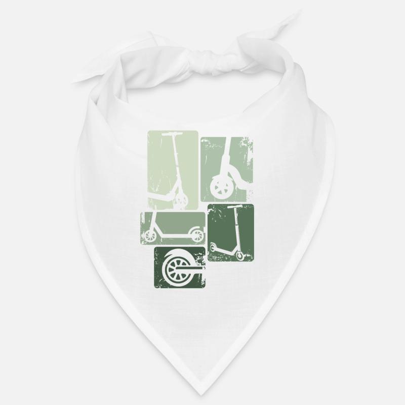 Scooter Roller Stunt Retro Vintage Tretroller Bandana