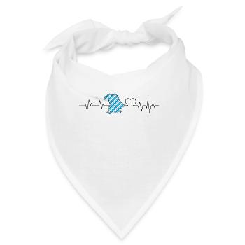 Bayern - Bandana - Weiß - Vorne
