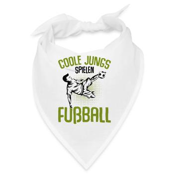 Fußball Junge Kinder - Bandana - Weiß - Vorne