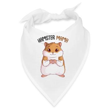 Hamster - Bandana - Weiß - Vorne