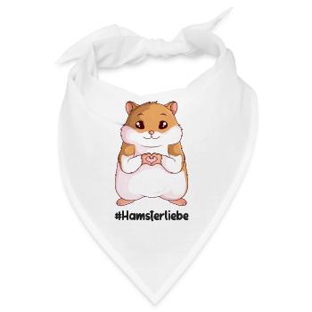 Hamster - Bandana - Weiß - Vorne