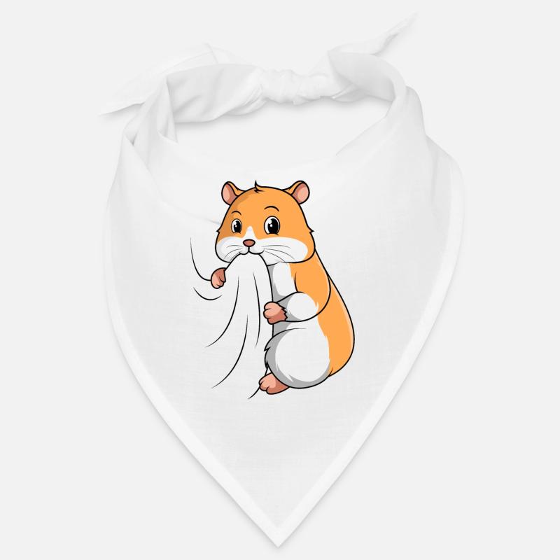 Hamster - Bandana - Weiß