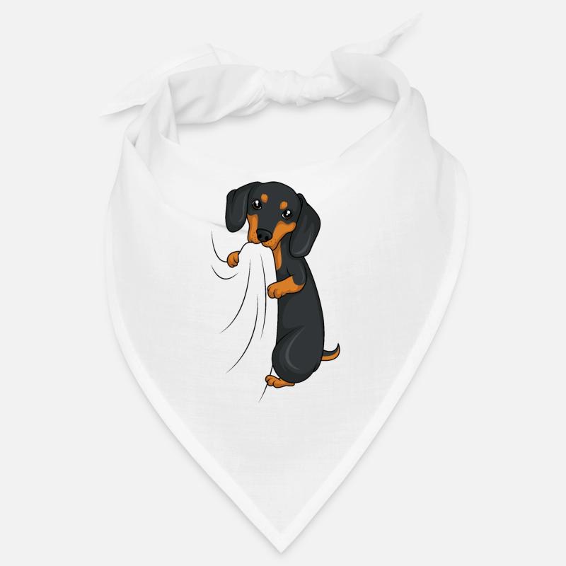 Teckels - Bandana - blanc