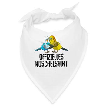Wellensittich - Bandana - Weiß - Vorne