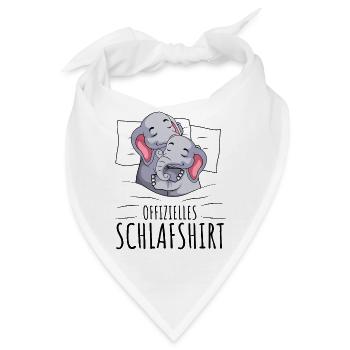 Elefant - Bandana - Weiß - Vorne