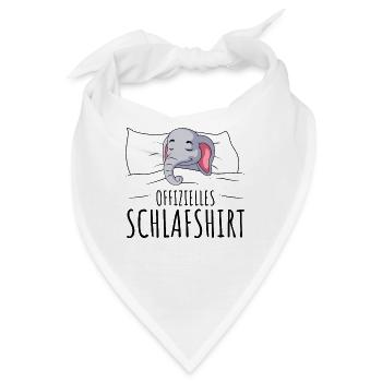 Elefant - Bandana - Weiß - Vorne