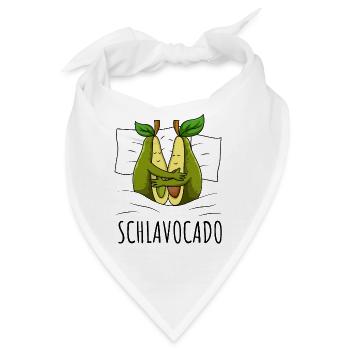 Avocado Schlafshirt - Bandana - Weiß - Vorne
