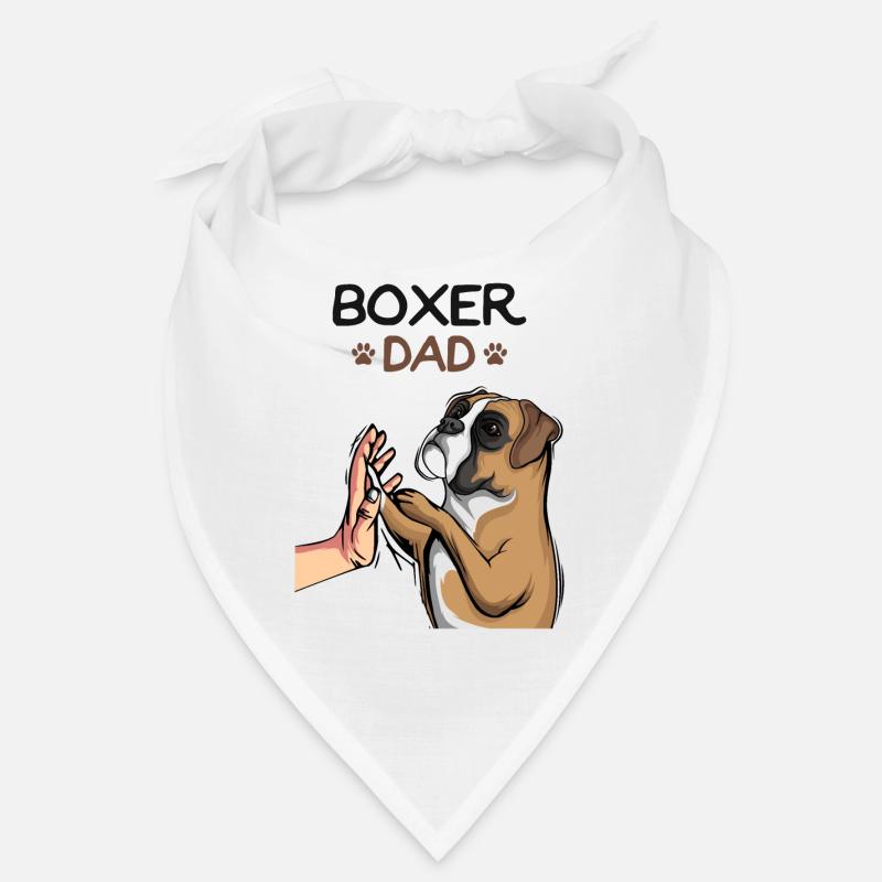 Boxer Chiens Papa Master Bandana