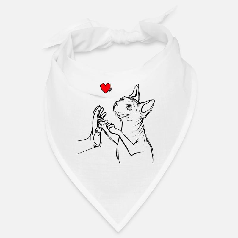 Sphynx Chat Bandana