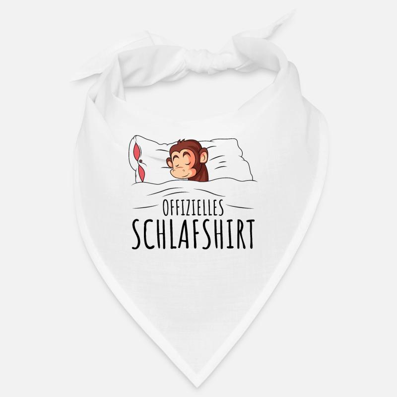 Affe - Bandana - Weiß