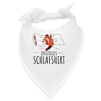 Roter Panda - Bandana - Weiß - Vorne