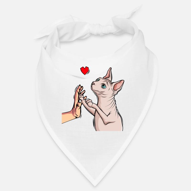 Sphynx Katze Sphinx Nacktkatze Bandana