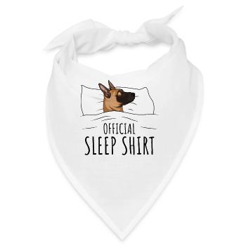 Malinois - Bandana - Weiß - Vorne