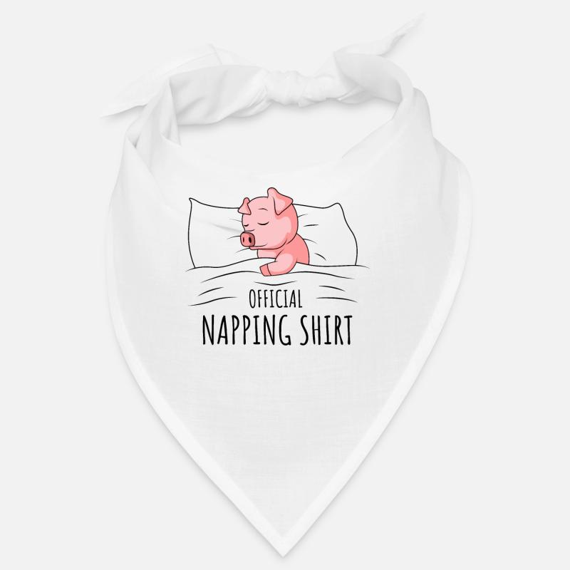 Cochon - Bandana - blanc